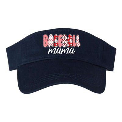 Cute Baseball Mama Valucap Bio-Washed Visor