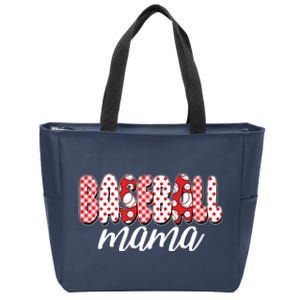 Cute Baseball Mama Zip Tote Bag