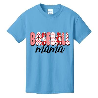 Cute Baseball Mama Kids T-Shirt