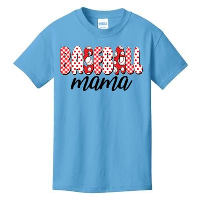 Cute Baseball Mama Kids T-Shirt