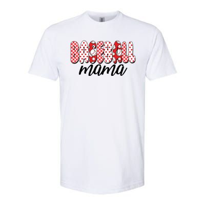 Cute Baseball Mama Softstyle® CVC T-Shirt