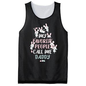 CUTE BUNNY MY FAVORITE PEOPLE CALL ME DADDY EASTER Mesh Reversible Basketball Jersey Tank