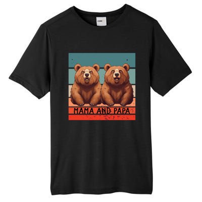 Charming Bears Mama And Papa Warm Playful Family Together Gift Tall Fusion ChromaSoft Performance T-Shirt