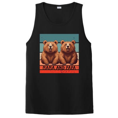 Charming Bears Mama And Papa Warm Playful Family Together Gift PosiCharge Competitor Tank