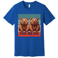 Charming Bears Mama And Papa Warm Playful Family Together Gift Premium T-Shirt