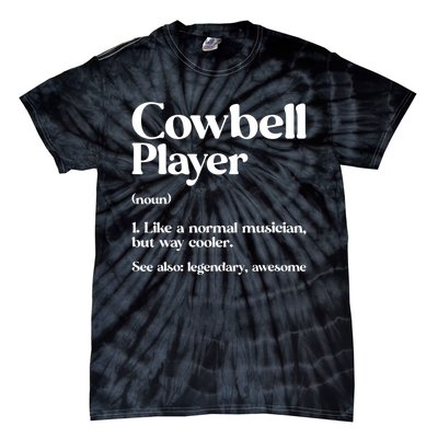 Cow Bell More Cowbell Vintage Funny Drummer Cowbell Funny Tie-Dye T-Shirt