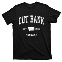 Cut Bank Montana Mt Vintage Athletic Sports T-Shirt