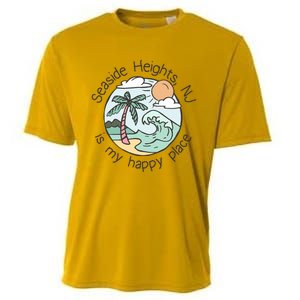 Cute Beach Motiv My Happy Place Seaside Gift Cooling Performance Crew T-Shirt