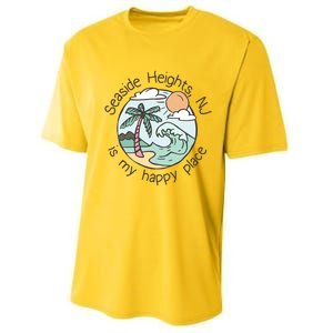 Cute Beach Motiv My Happy Place Seaside Gift Performance Sprint T-Shirt