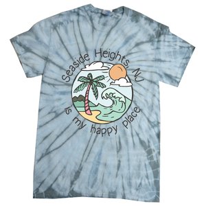 Cute Beach Motiv My Happy Place Seaside Gift Tie-Dye T-Shirt