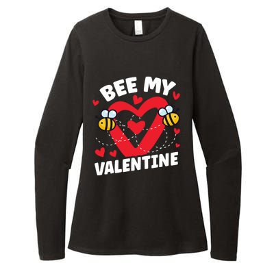 Cute Bee My Valentine's Day Beekeepers Gift Womens CVC Long Sleeve Shirt