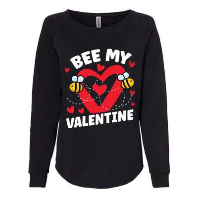 Cute Bee My Valentine's Day Beekeepers Gift Womens California Wash Sweatshirt