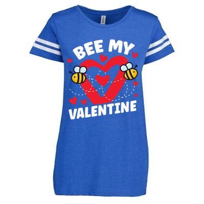 Cute Bee My Valentine's Day Beekeepers Gift Enza Ladies Jersey Football T-Shirt