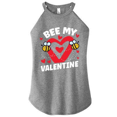 Cute Bee My Valentine's Day Beekeepers Gift Women's Perfect Tri Rocker Tank