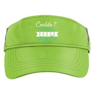 Couldnt Be More Proud Of My Son Family Proud Parents Cool Gift Adult Drive Performance Visor