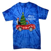 Cute Bernese Mountain Dog Truck Merry Christmas Dog Lover Gift Tie-Dye T-Shirt