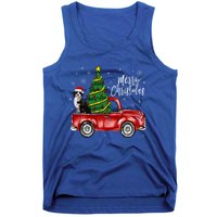 Cute Bernese Mountain Dog Truck Merry Christmas Dog Lover Gift Tank Top