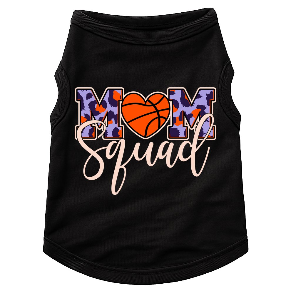 Cute Basketball Mom Squad Doggie Tank