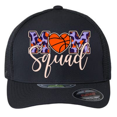 Cute Basketball Mom Squad Flexfit Unipanel Trucker Cap