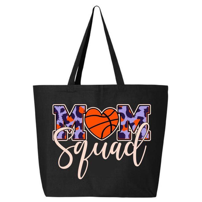 Cute Basketball Mom Squad 25L Jumbo Tote