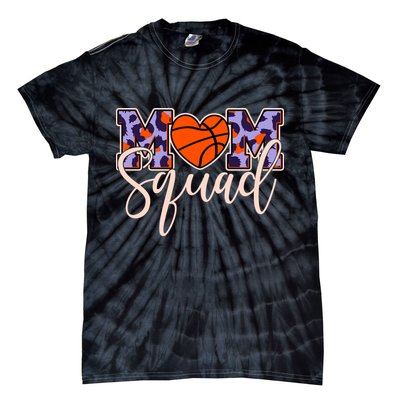 Cute Basketball Mom Squad Tie-Dye T-Shirt