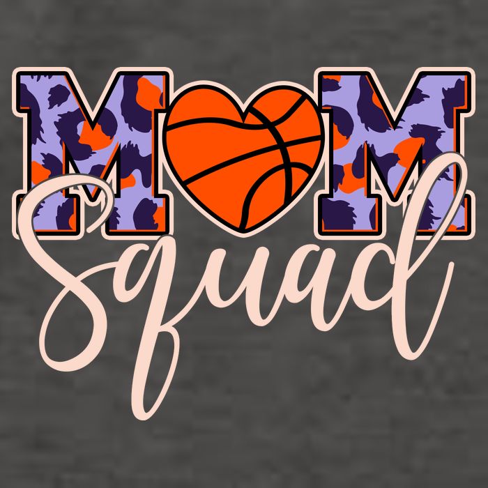 Cute Basketball Mom Squad Vector Backpack