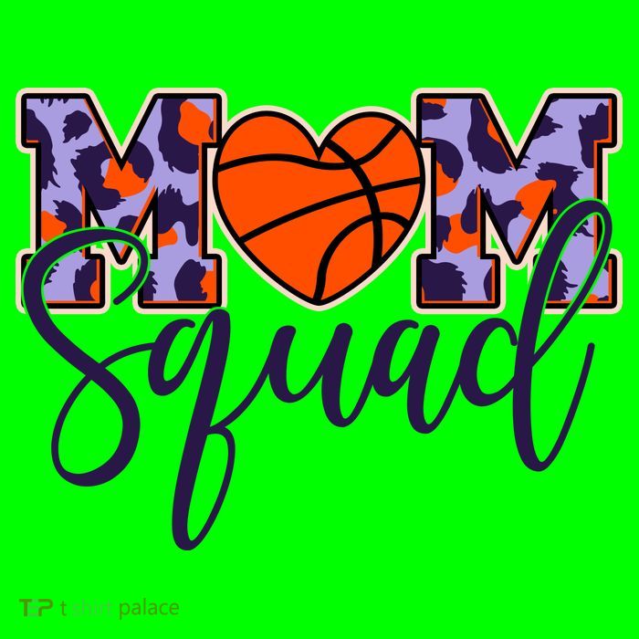 Cute Basketball Mom Squad T-Shirt
