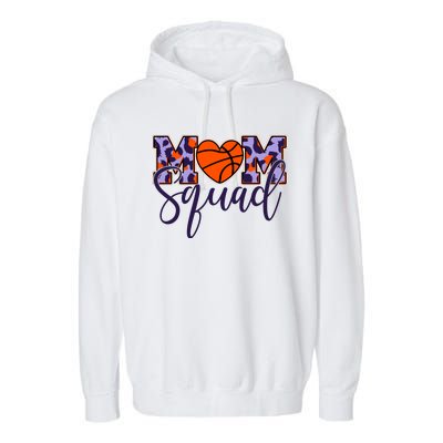 Cute Basketball Mom Squad Garment-Dyed Fleece Hoodie