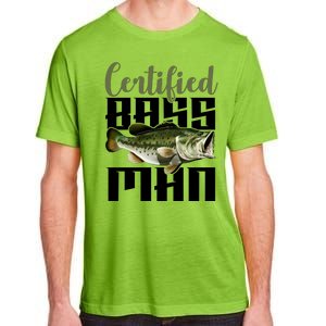 Certified Bass Man Fisherman Adult ChromaSoft Performance T-Shirt