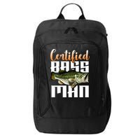 Certified Bass Man Fisherman City Backpack
