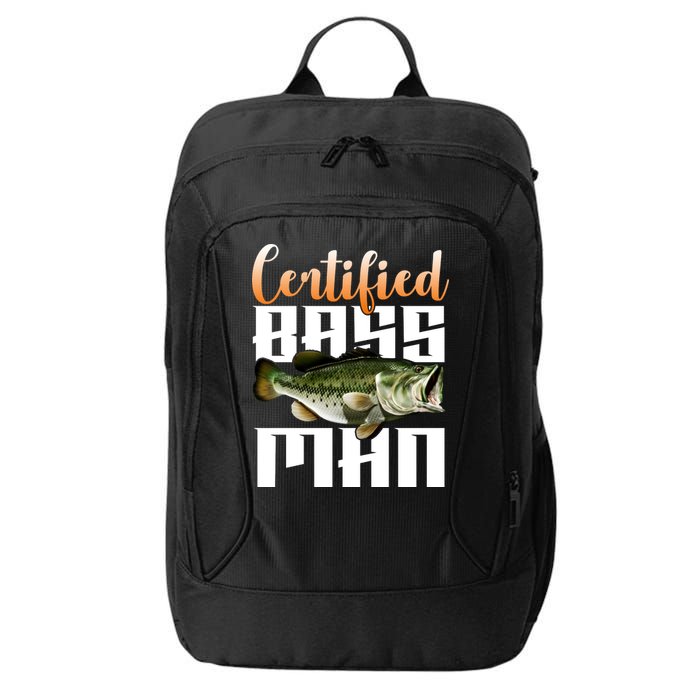Certified Bass Man Fisherman City Backpack