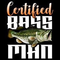 Certified Bass Man Fisherman City Backpack