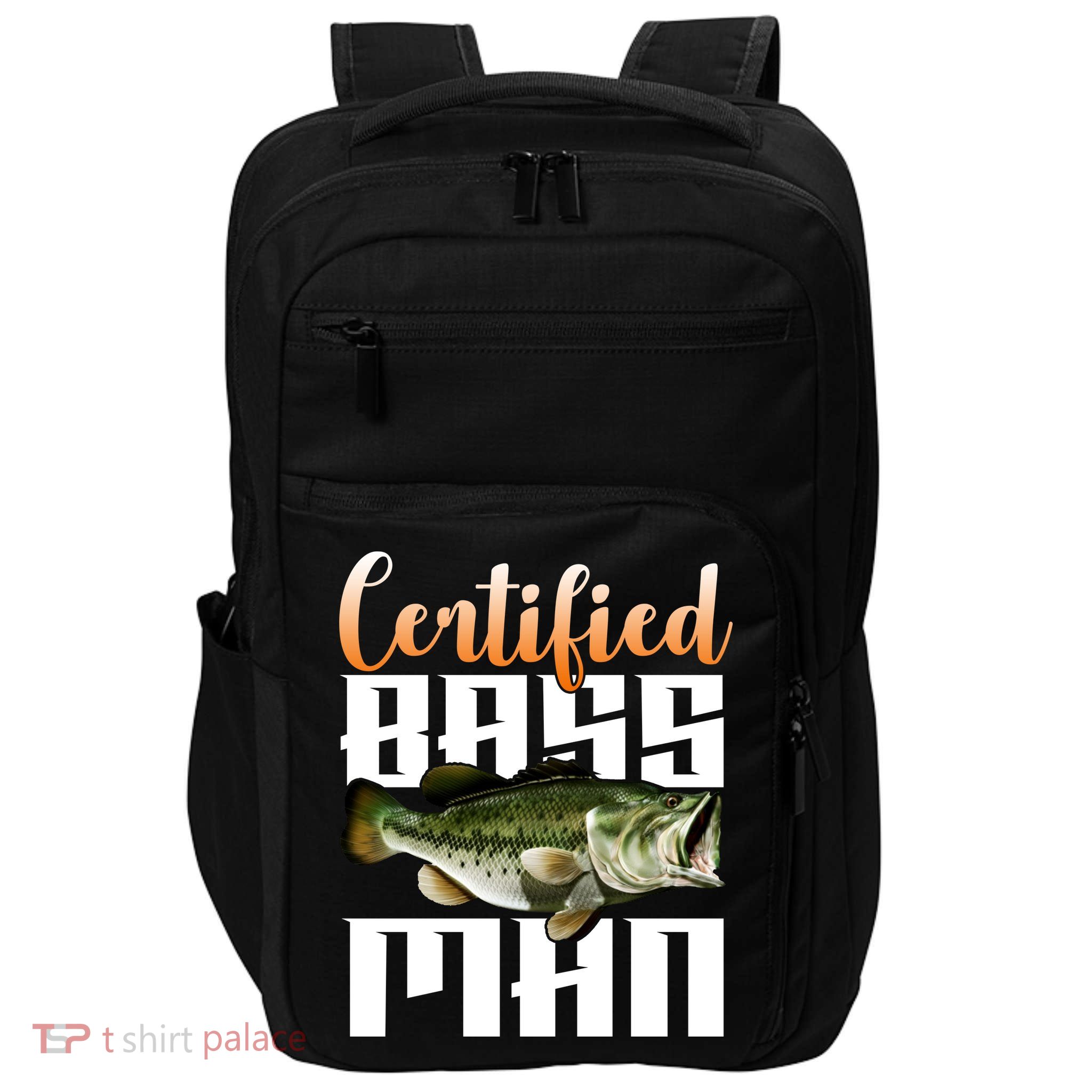 Certified Bass Man Fisherman Impact Tech Backpack