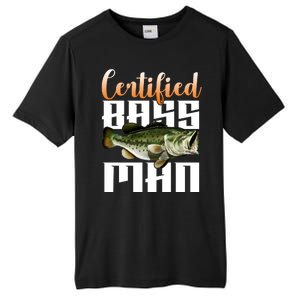 Certified Bass Man Fisherman Tall Fusion ChromaSoft Performance T-Shirt