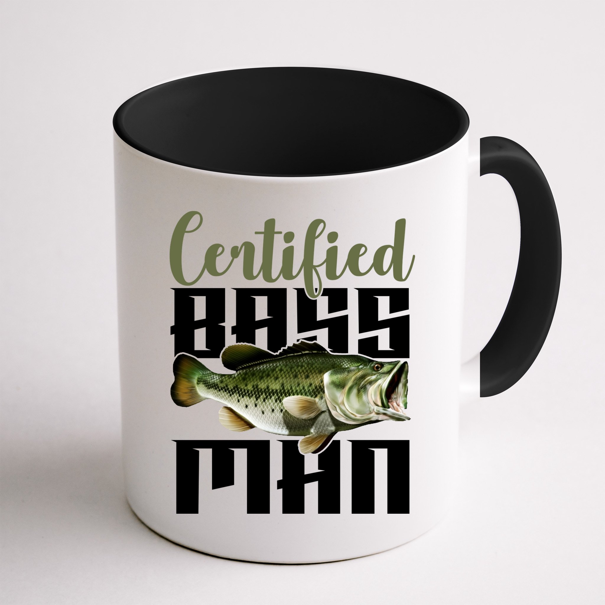 Certified Bass Man Fisherman Mug