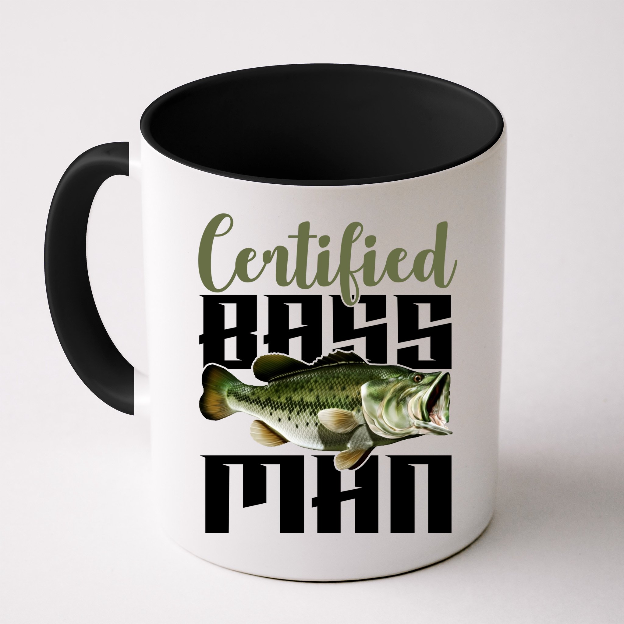 Certified Bass Man Fisherman Mug