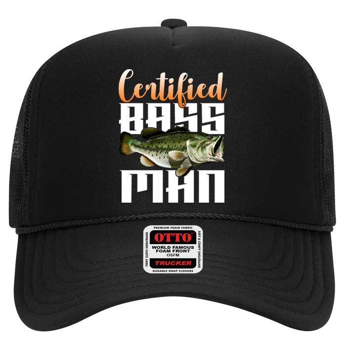 Certified Bass Man Fisherman Trucker Hat