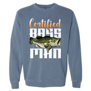 Certified Bass Man Fisherman Garment-Dyed Sweatshirt