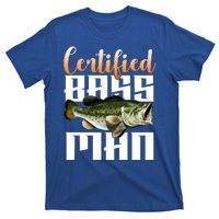 Certified Bass Man Fisherman T-Shirt