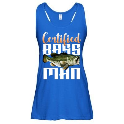 Certified Bass Man Fisherman Ladies Essential Flowy Tank