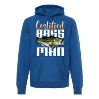 Certified Bass Man Fisherman Premium Hoodie