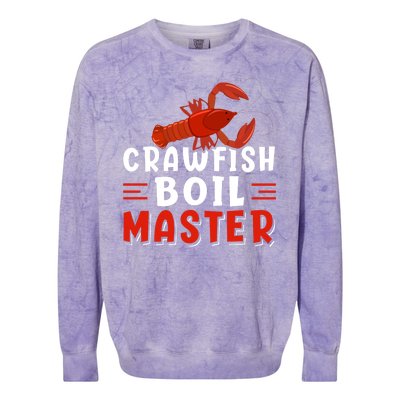 Crawfish Boil Master Colorblast Crewneck Sweatshirt