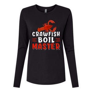 Crawfish Boil Master Womens Cotton Relaxed Long Sleeve T-Shirt