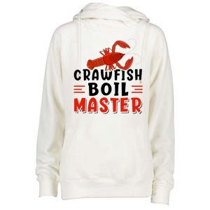 Crawfish Boil Master Womens Funnel Neck Pullover Hood