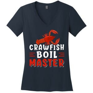 Crawfish Boil Master Women's V-Neck T-Shirt