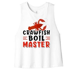 Crawfish Boil Master Women's Racerback Cropped Tank