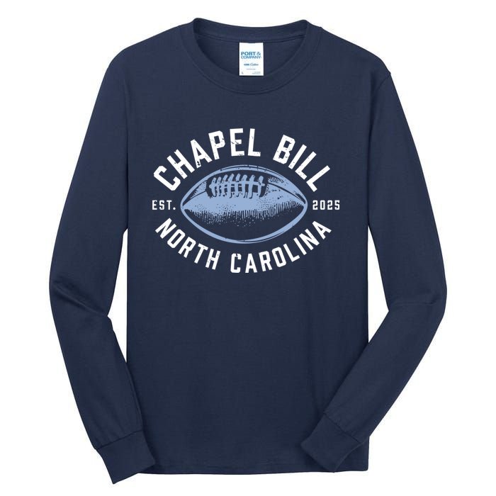 Chapel Bill Merch Vintage North Carolina Fan Tall Long Sleeve T-Shirt