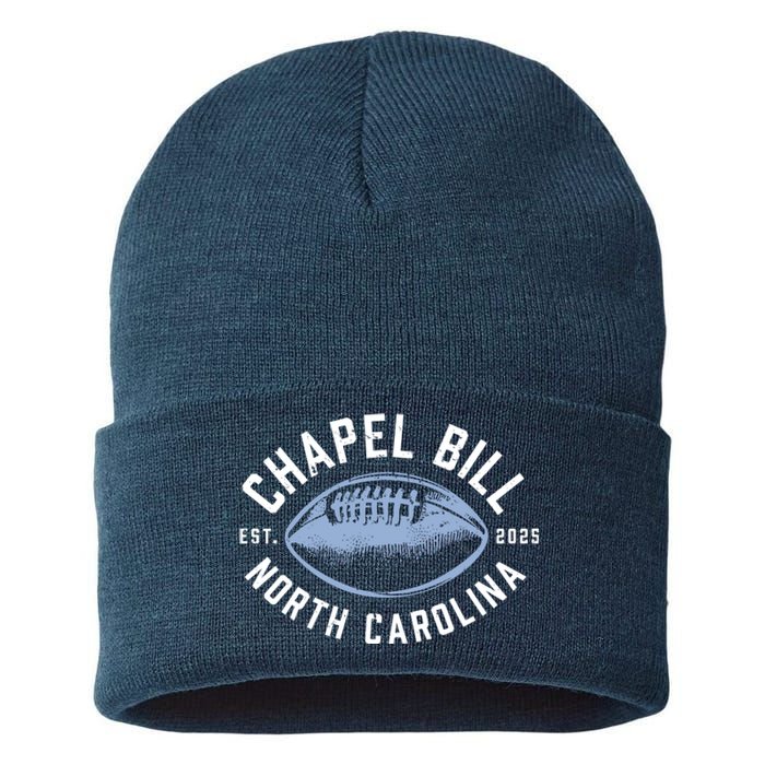 Chapel Bill Merch Vintage North Carolina Fan Sustainable Knit Beanie