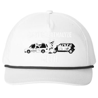 Can’T Breathalyze Meth Snapback Five-Panel Rope Hat