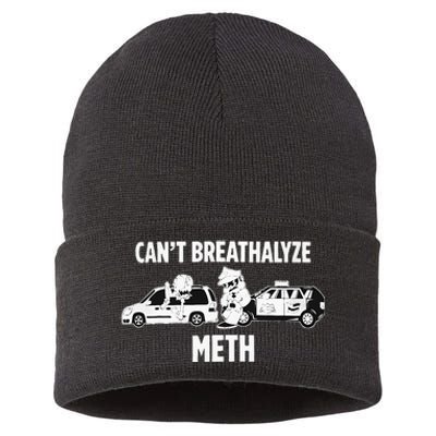 Can’T Breathalyze Meth Sustainable Knit Beanie